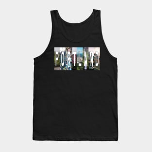 Portland Oregon Collage Tank Top